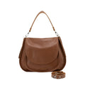 RIPANI Bina 1081OJ Borsa a Spalla L Cuoio in Pelle Effetto Cervo Made in Italy