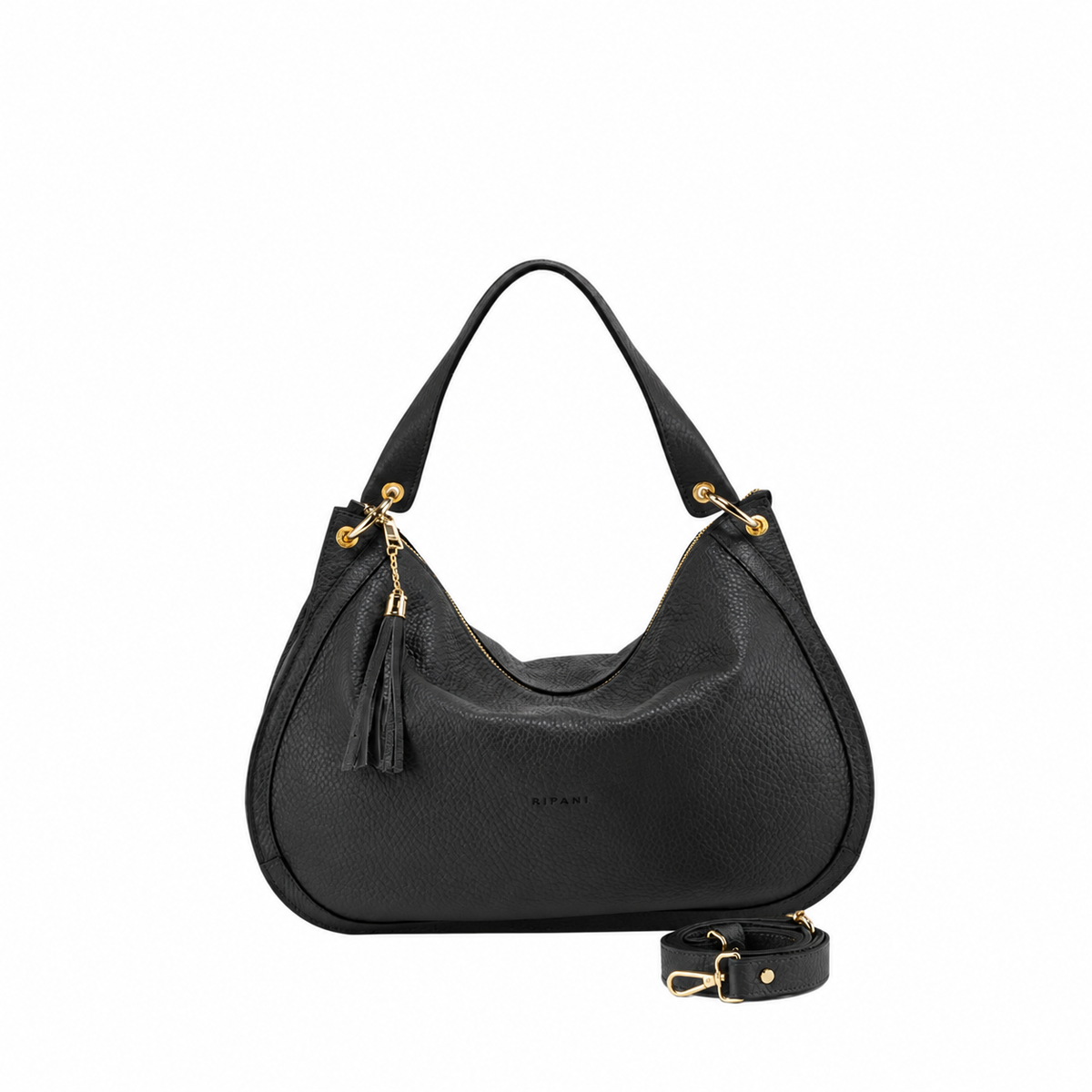 RIPANI RACHEL 1031CF Borsa a Spalla L Nera in Vera Pelle Made in Italy (Copia)