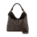 RIPANI Hilda 1185OJ Borsa a Spalla L Cioccolato in Pelle Effetto Cervo Made in Italy