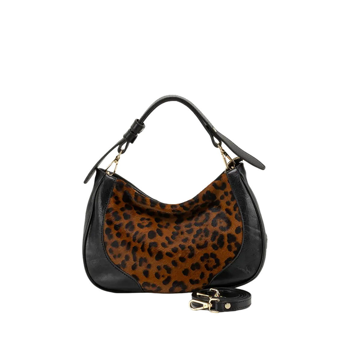 RIPANI NAOMI 1261MZ Borsa a Spalla M in Pelle Cavallino Tanzania/Moro