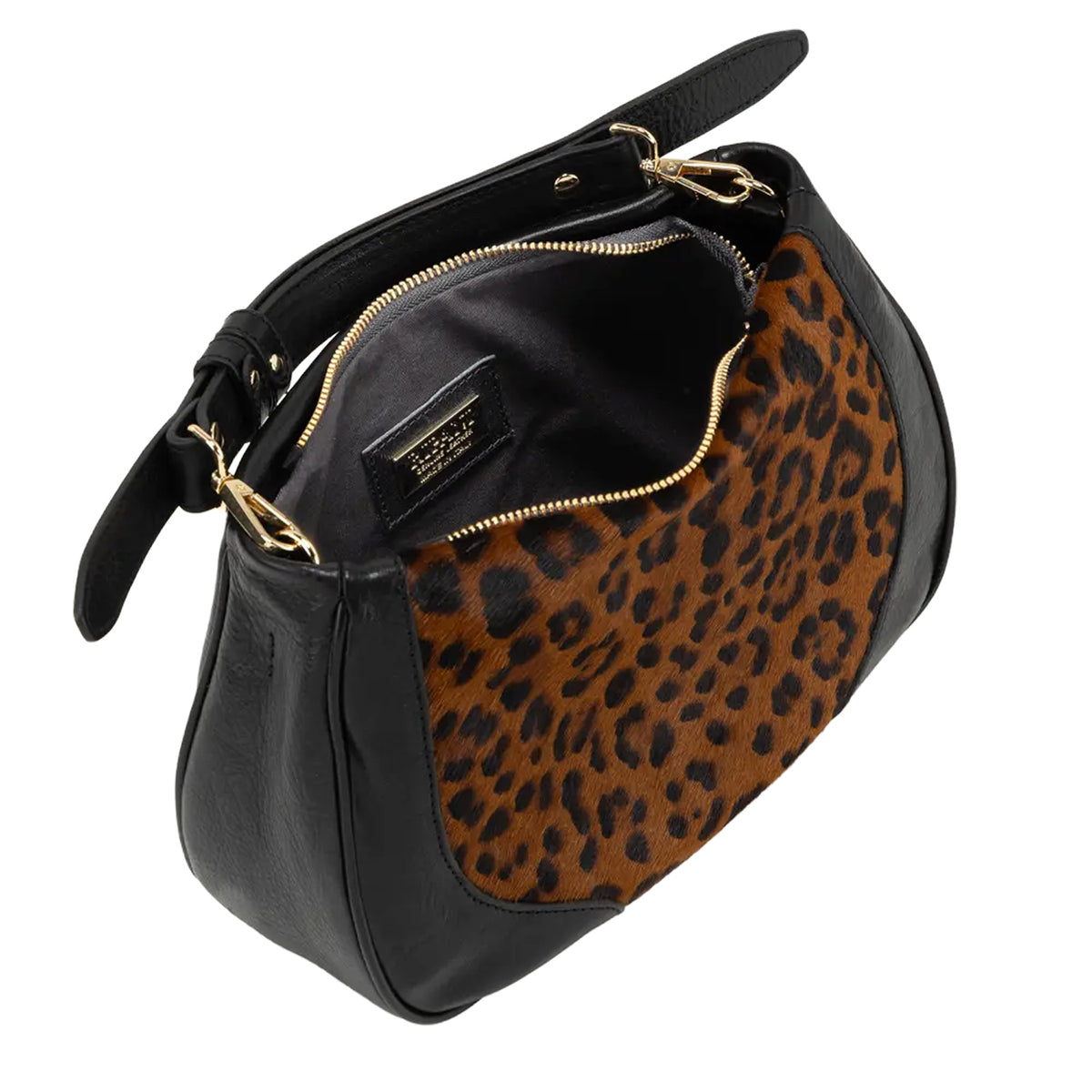 RIPANI NAOMI 1261MZ Borsa a Spalla M in Pelle Cavallino Tanzania/Moro