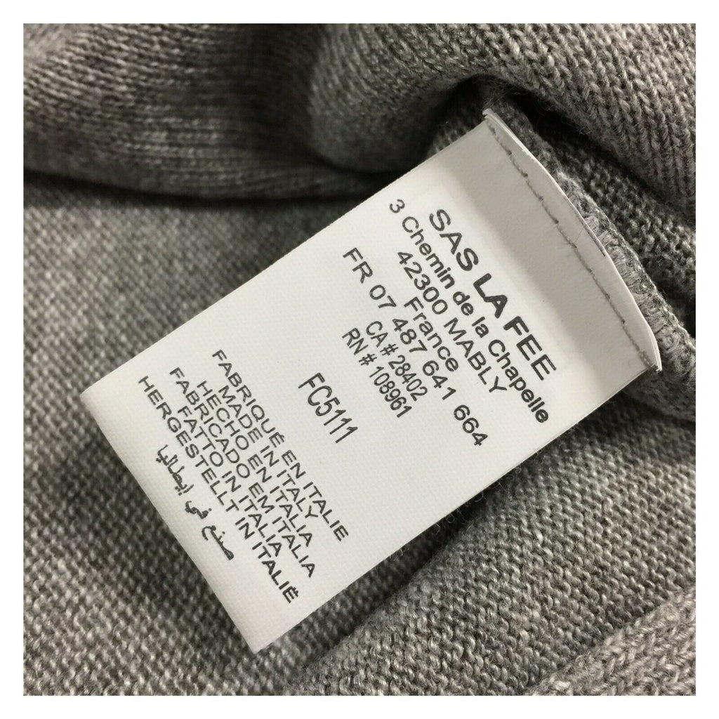 LA FEE MARABOUTEE maglia donna girocollo over manica lunga FC5111 MADE IN ITALY