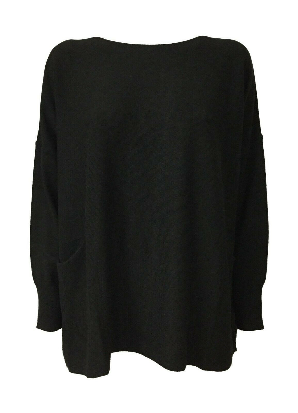 LA FEE MARABOUTEE maglia donna girocollo over manica lunga FC5111 MADE IN ITALY