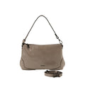 RIPANI MARYAM 1381QQ Borsa a Spalla S Tortora in Pelle Effetto Vernice Made in Italy