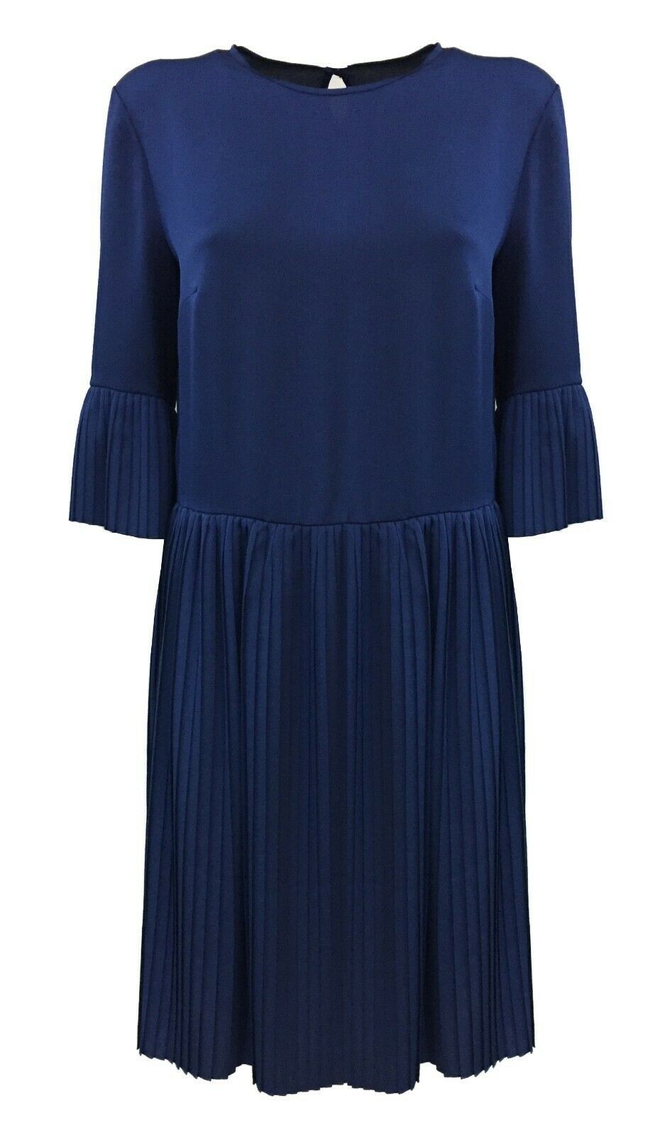 LA FEE MARABOUTEE abito donna manica 3/4 bluette art FC5197  MADE IN ITALY