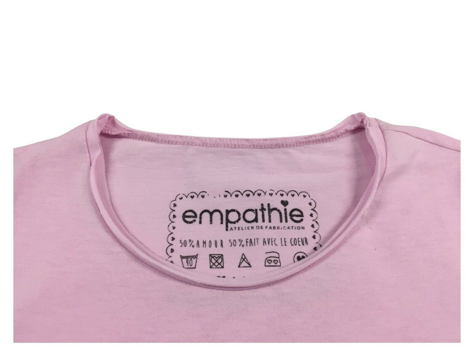 EMPATHIE T-shirt donna mezza manica mod S2100105 100% cotone MADE IN ITALY