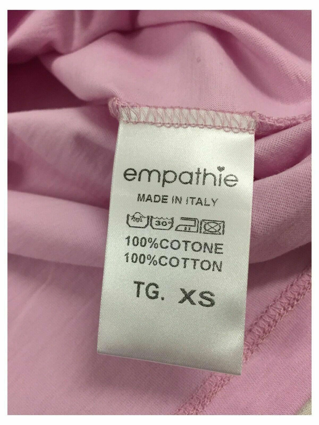 EMPATHIE T-shirt donna mezza manica mod S2100105 100% cotone MADE IN ITALY