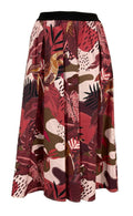 MYTHS gonna donna fantasia bordeaux/rosa/fango 21D90 413 MADE IN ITALY