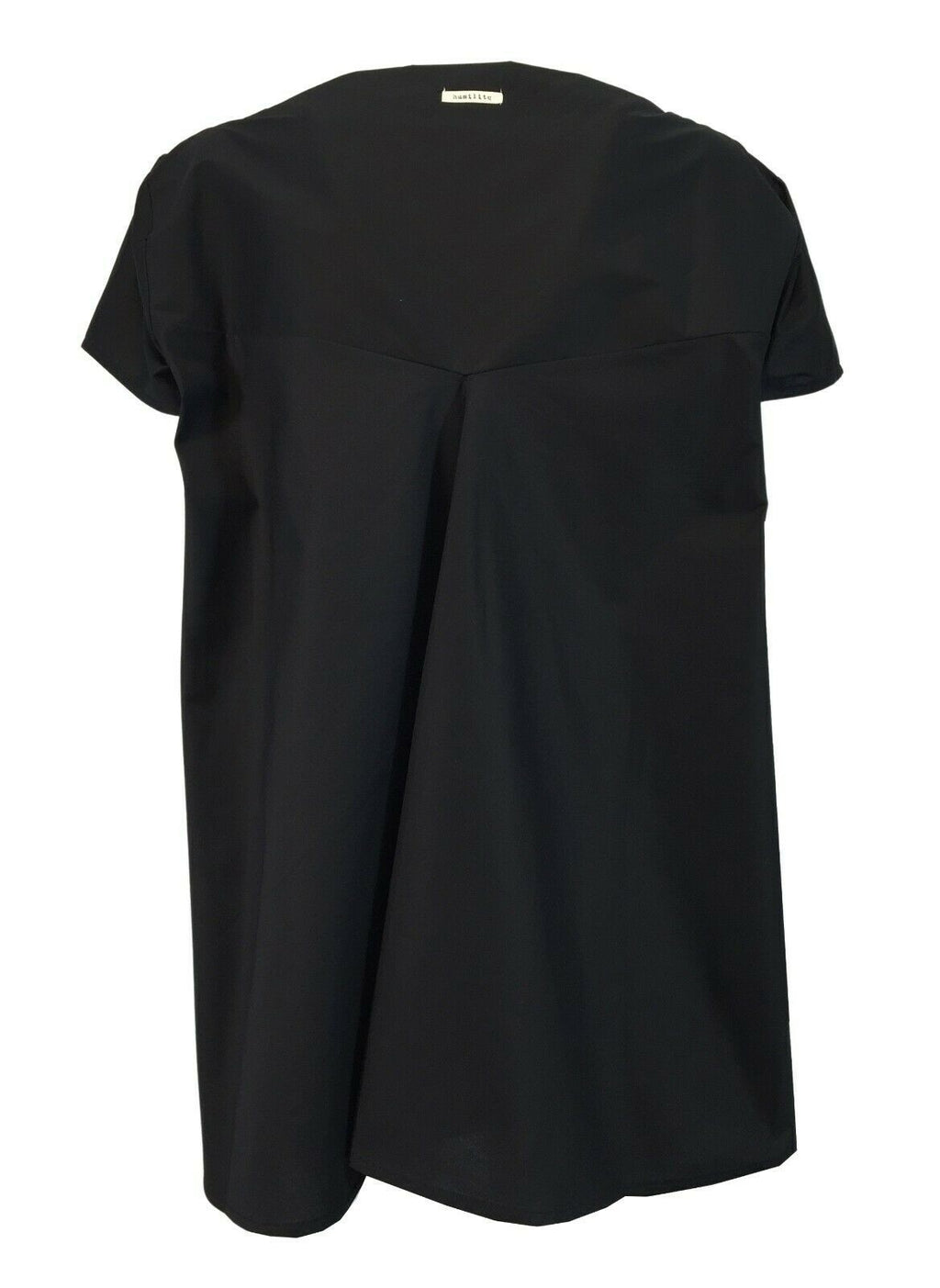 HUMILITY 1949 blusa donna mezza manica asimmetrica over art HA-TO-ARIANE MADE IN ITALY