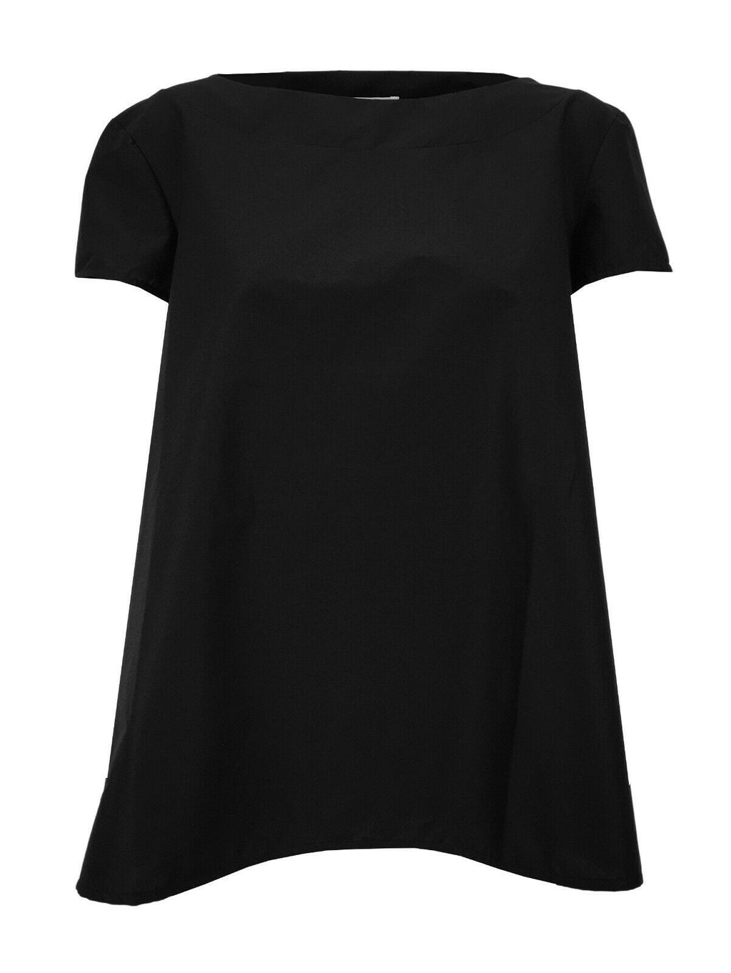 HUMILITY 1949 blusa donna mezza manica asimmetrica over art HA-TO-ARIANE MADE IN ITALY