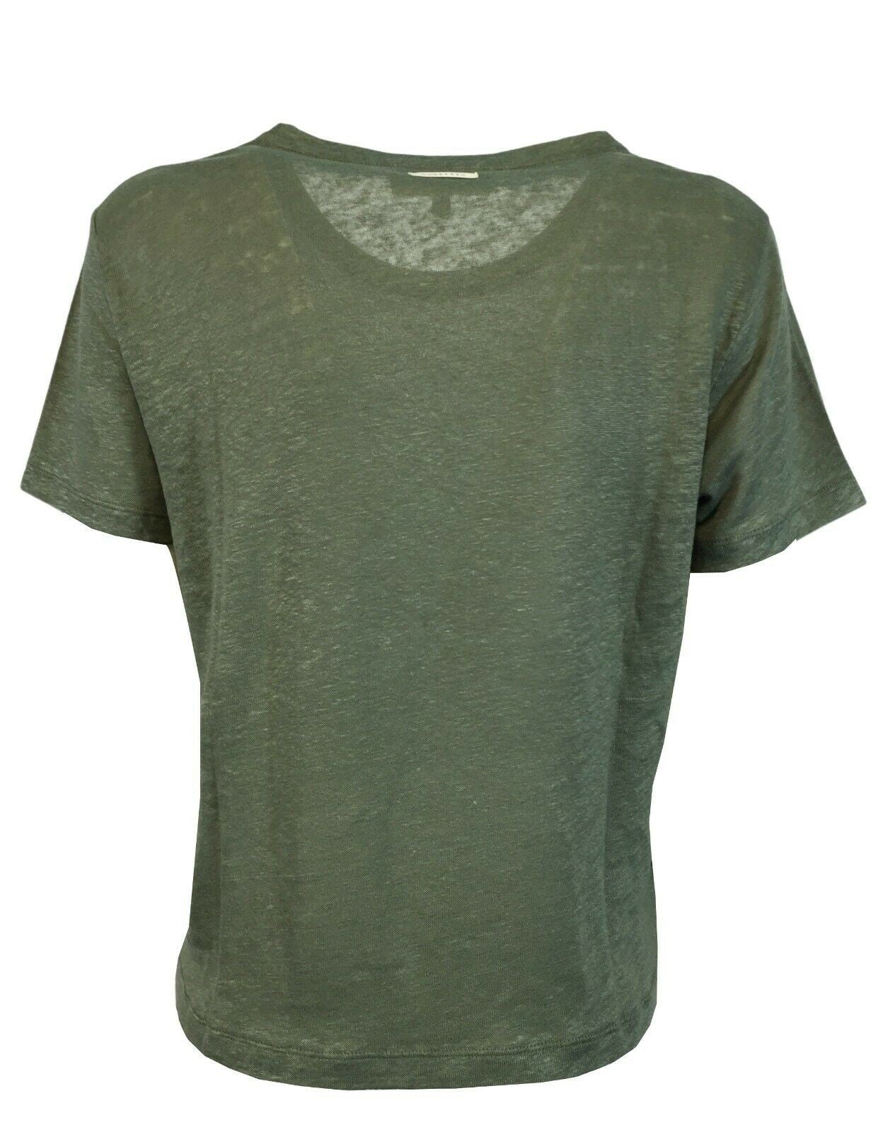 HUMILITY 1949 t-shirt donna mezza manica scollo tondo HA-TS-AUDRAY 100% lino