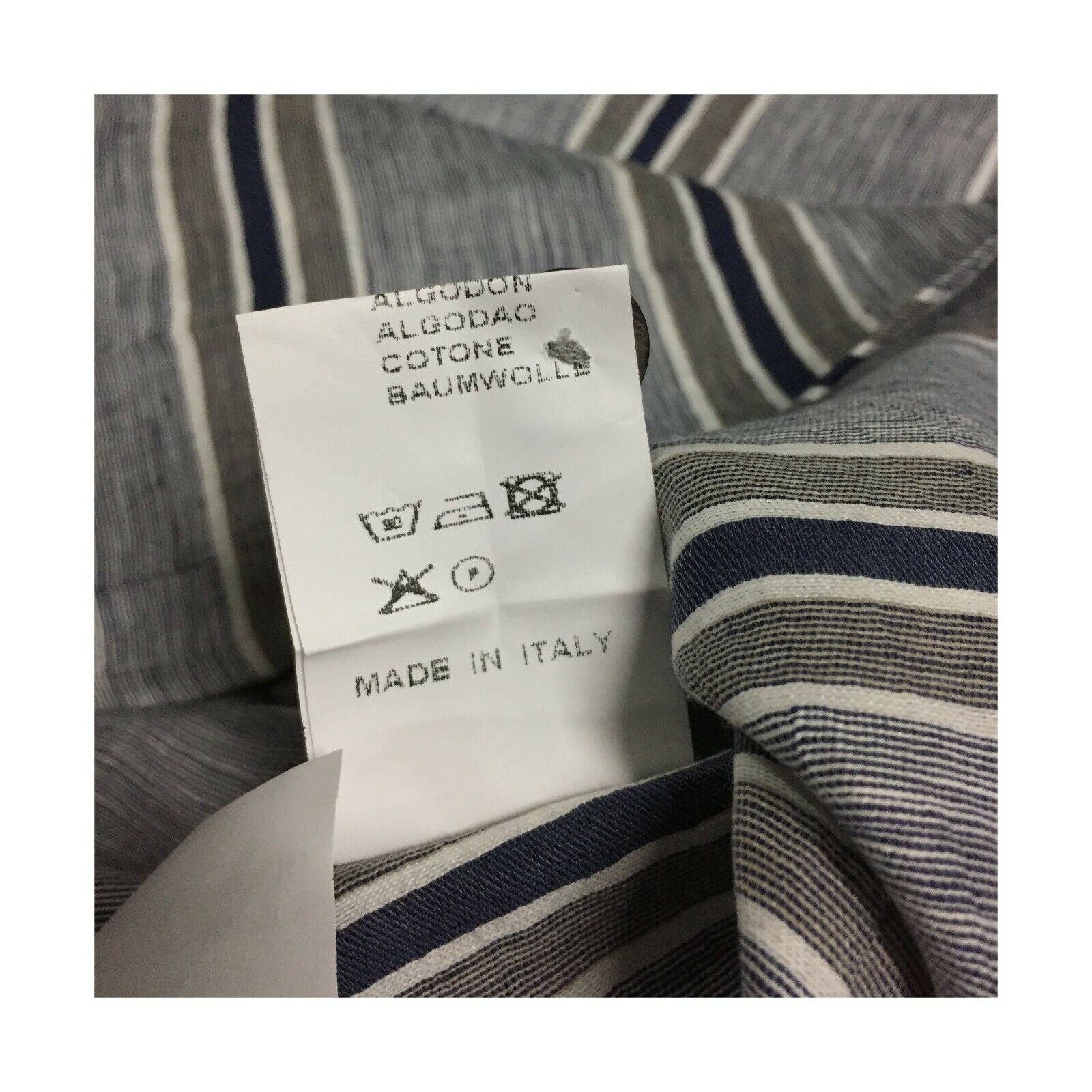 ETiCi Blusa donna lino over mezza manica a righe art E1/7414/20 MADE IN ITALY