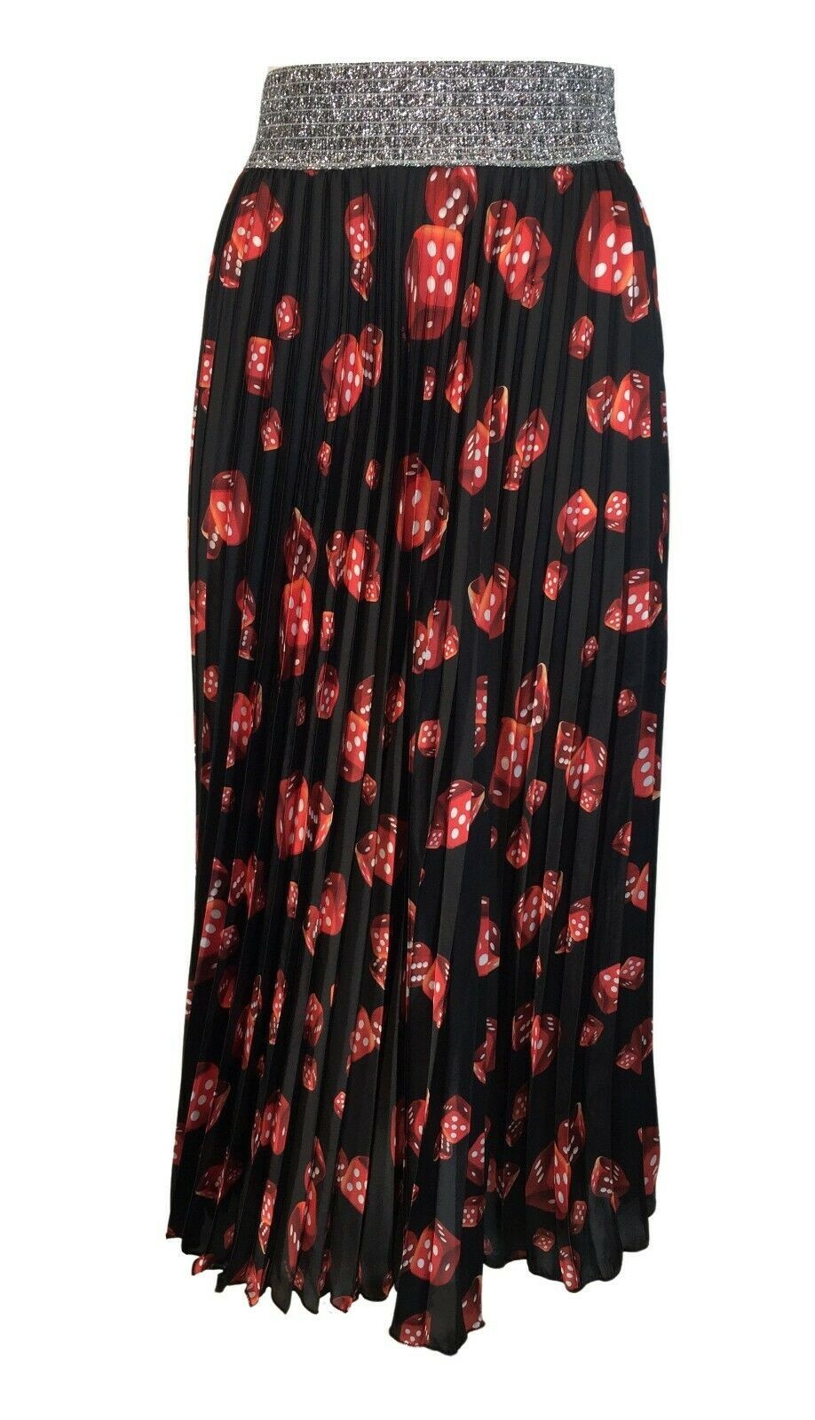 IL THE DELLE 5 gonna donna plissé art LILY 56ST 100% poliestere MADE IN ITALY