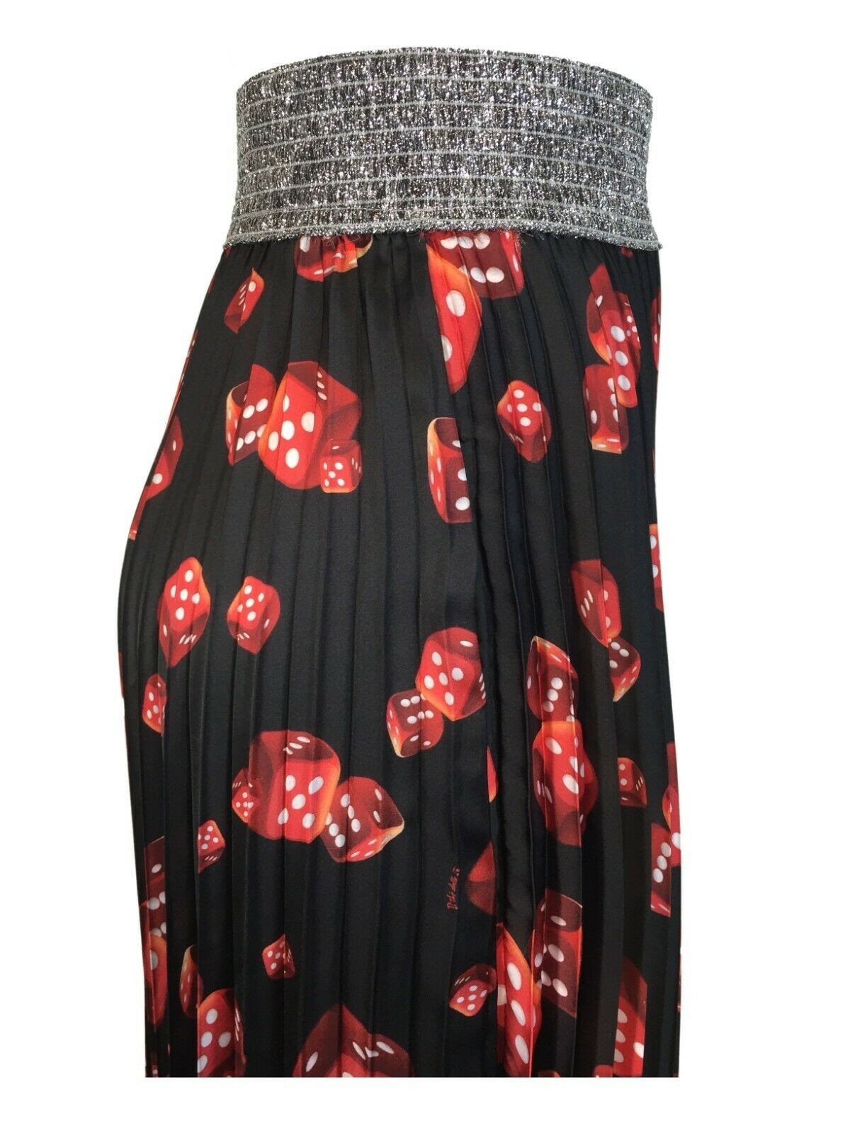 IL THE DELLE 5 gonna donna plissé art LILY 56ST 100% poliestere MADE IN ITALY