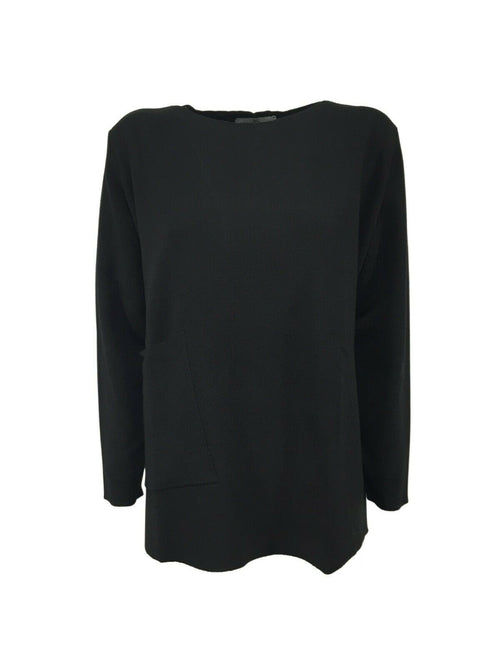 ANNA SERAVALLI maglia donna girocollo art S1044 50% lana 50% acrilico MADE IN ITALY