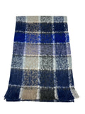 LA FEE MARABOUTEE sciarpa donna quadri bluette/grigio art FB-AT-CLEIA MADE IN FRANCE