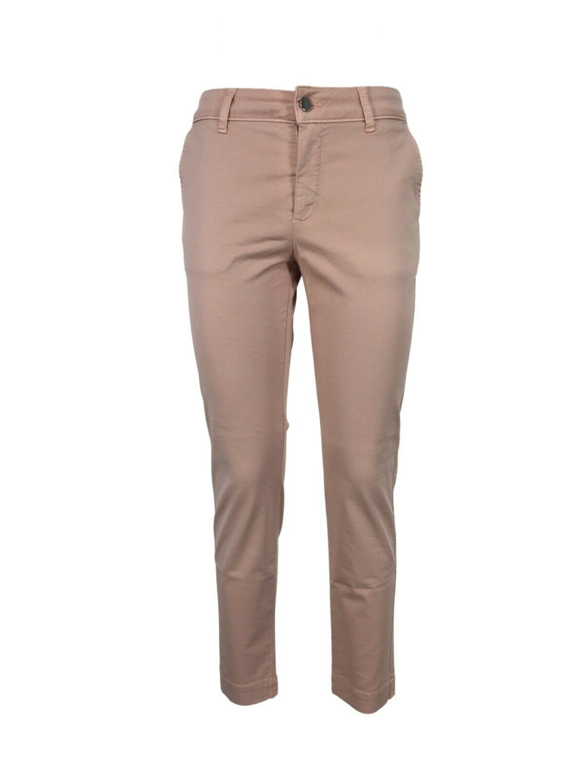 LA FEE MARABOUTEE pantalone donna rosa alla caviglia art FA-PA-MIA MADE IN ITALY