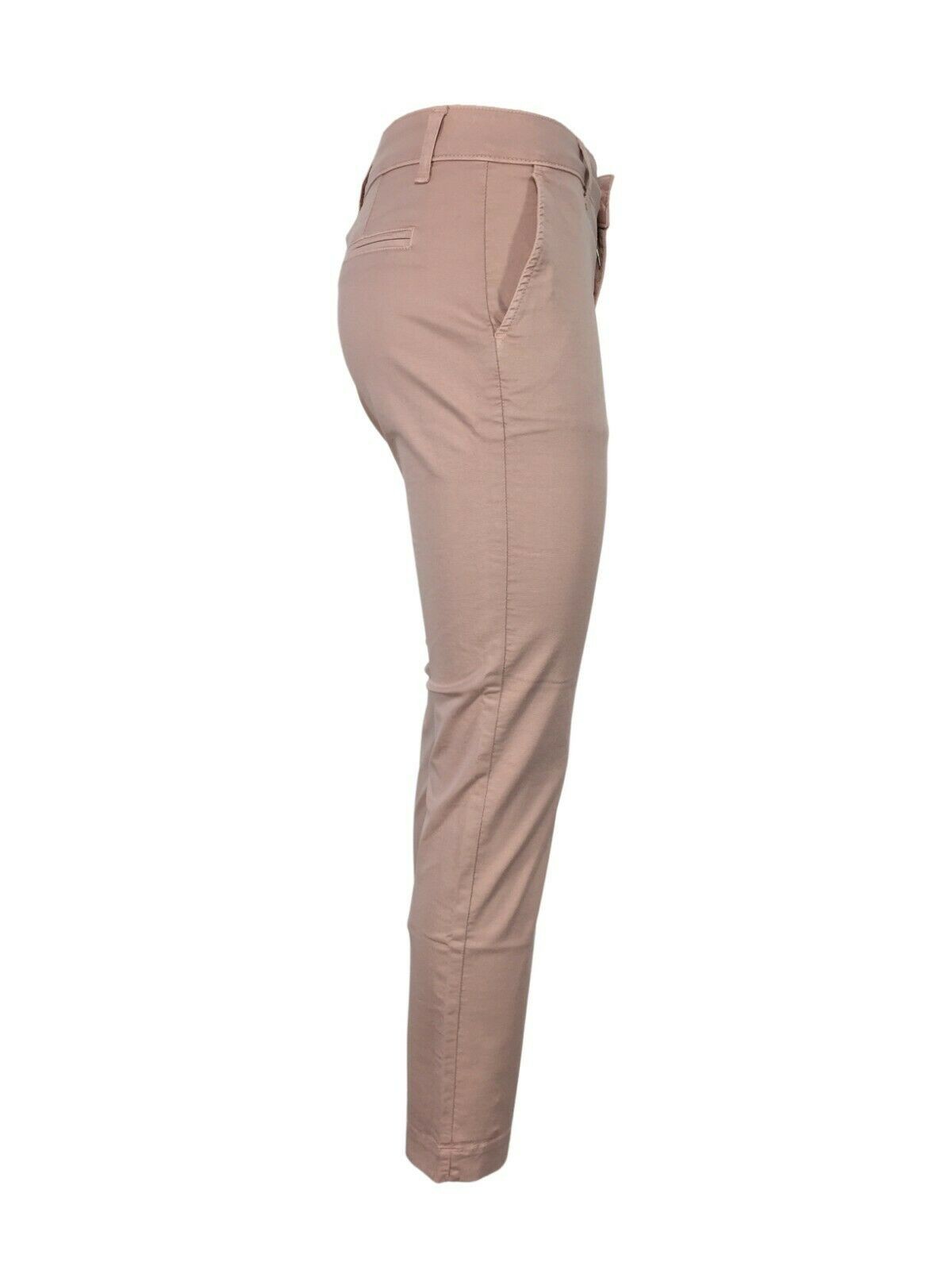 LA FEE MARABOUTEE pantalone donna rosa alla caviglia art FA-PA-MIA MADE IN ITALY