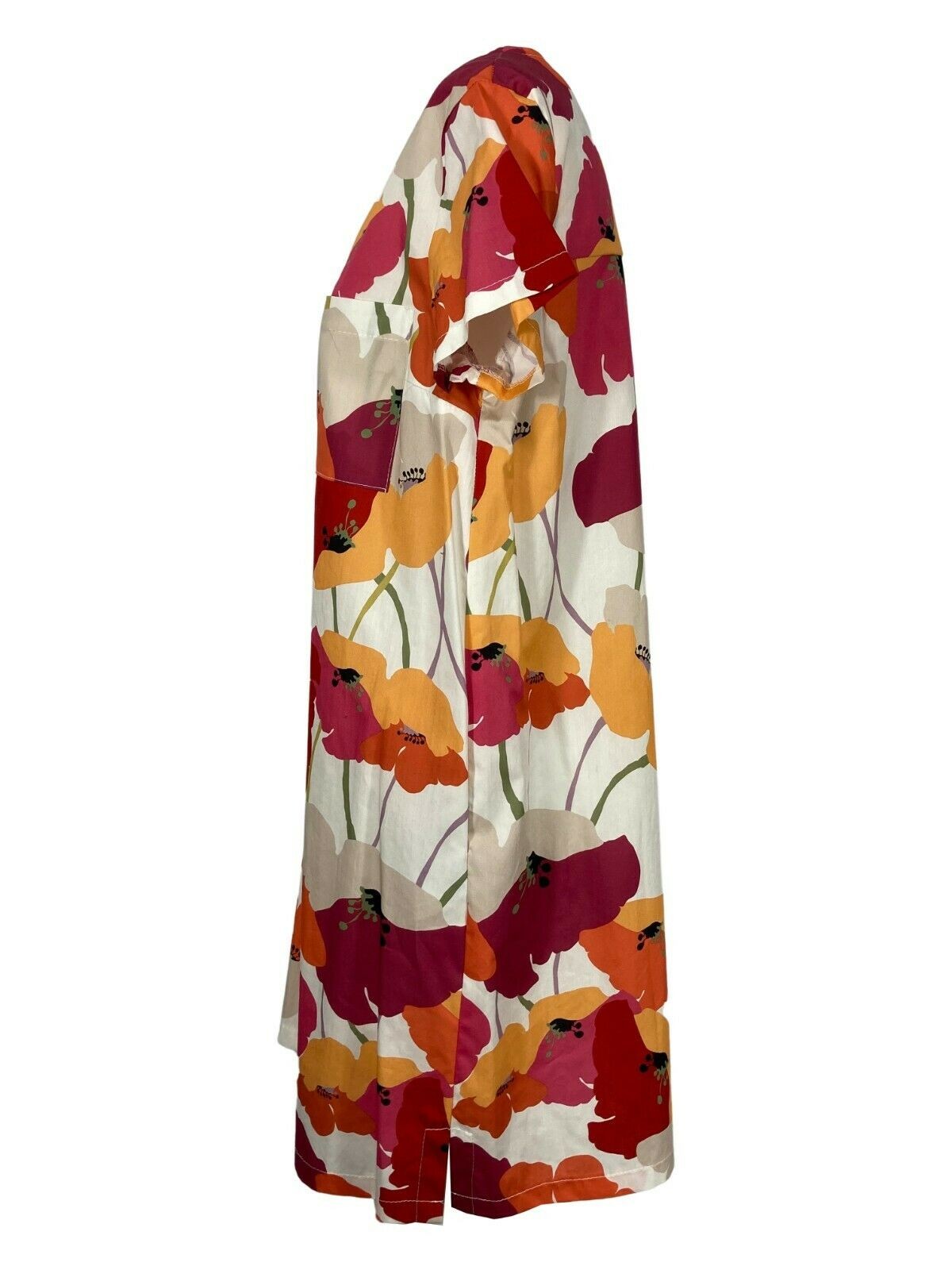 ETiCi abito donna fantasia floreale arancio/fuxia art A1/5654 100% cotone MADE IN ITALY