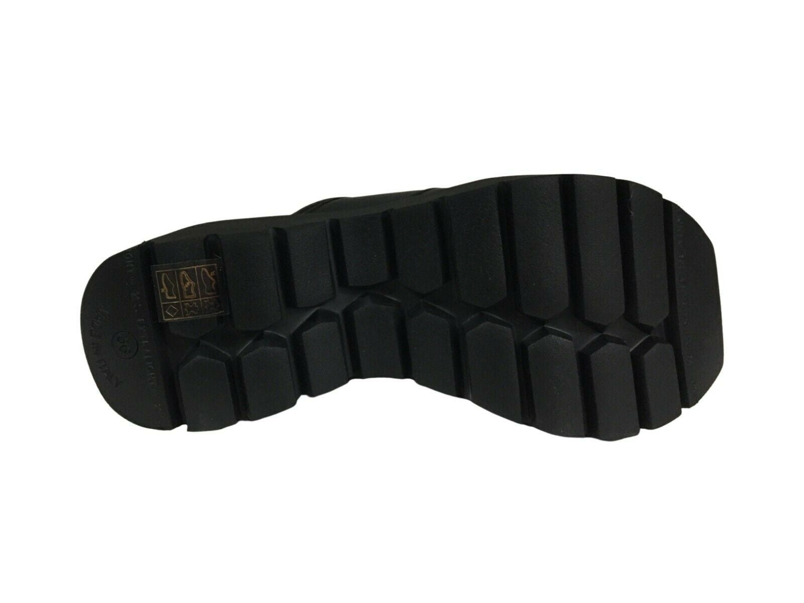PATRIZIA BONFANTI sandalo donna pelle nero art ASUKA SUN 100% pelle MADE IN ITALY