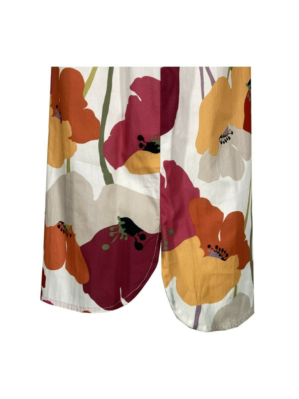 ETiCi camicia donna senza maniche fantasia floreale corallo art E1/5756 MADE IN ITALY