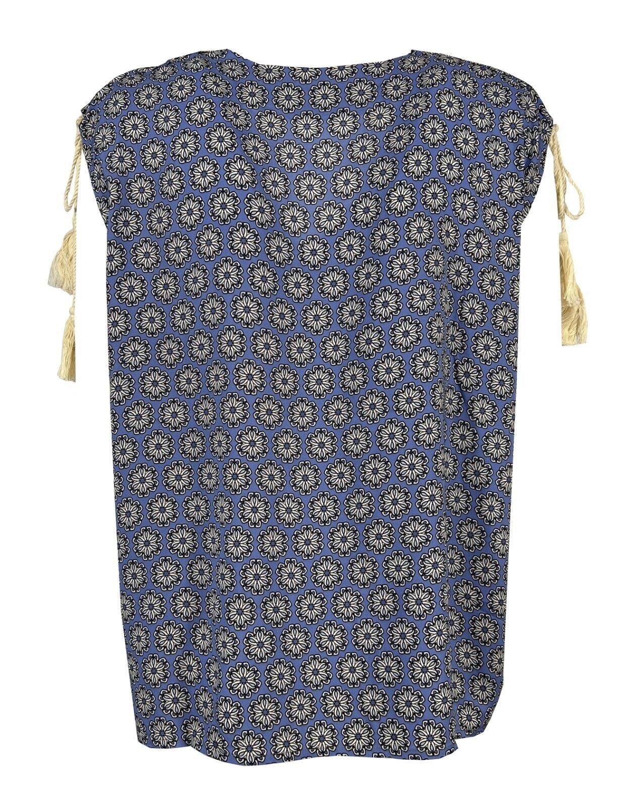 LA FEE MARABOUTEE blusa donna cotone leggero celeste/blu art FD-TO-BISMA-H 100% cotone MADE IN ITALY