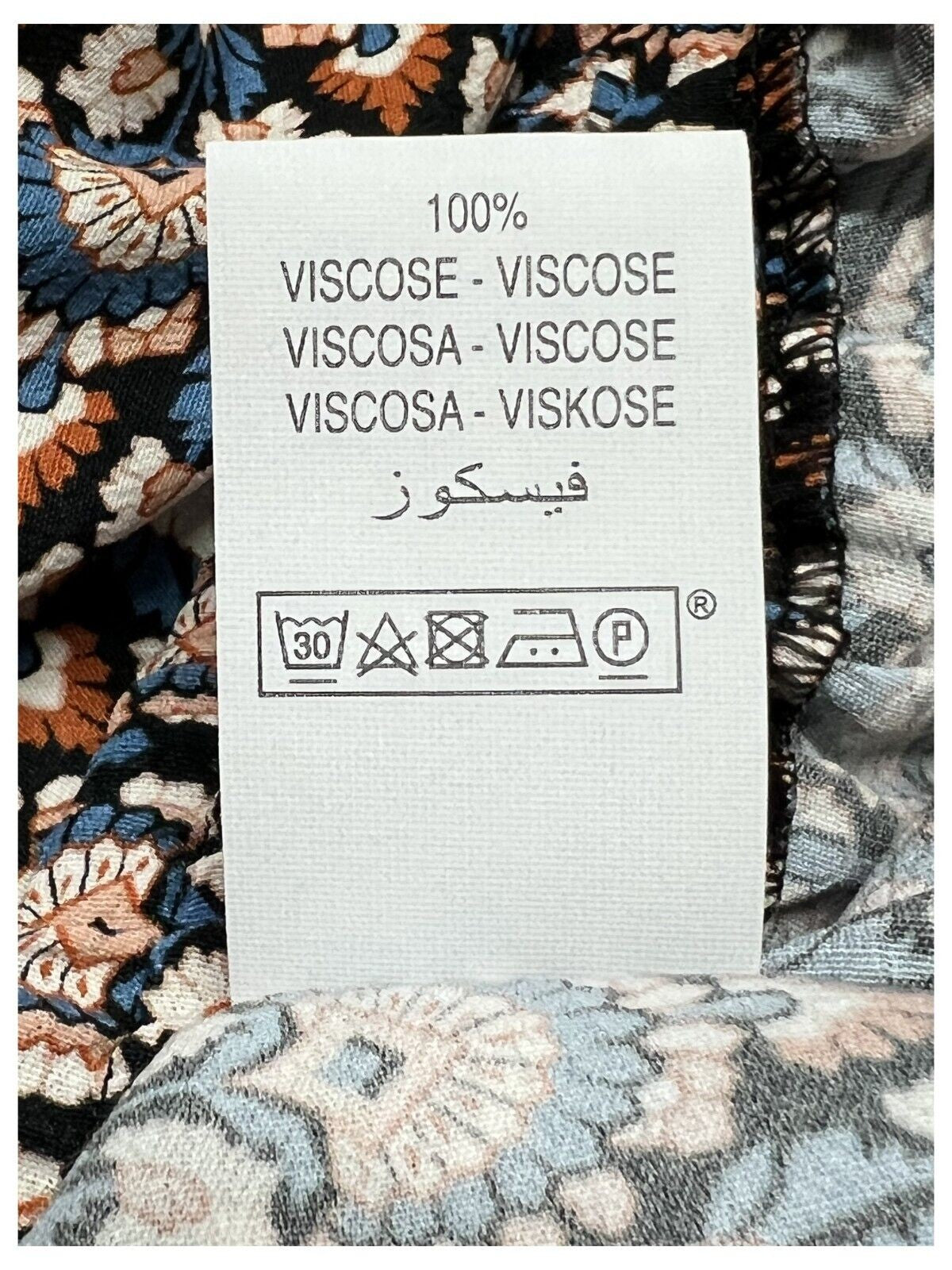 LA FEE MARABOUTEE pantalone donna palazzo celeste/arancio FD-PA-BACCHIA -T 100% viscosa MADE IN ITALY