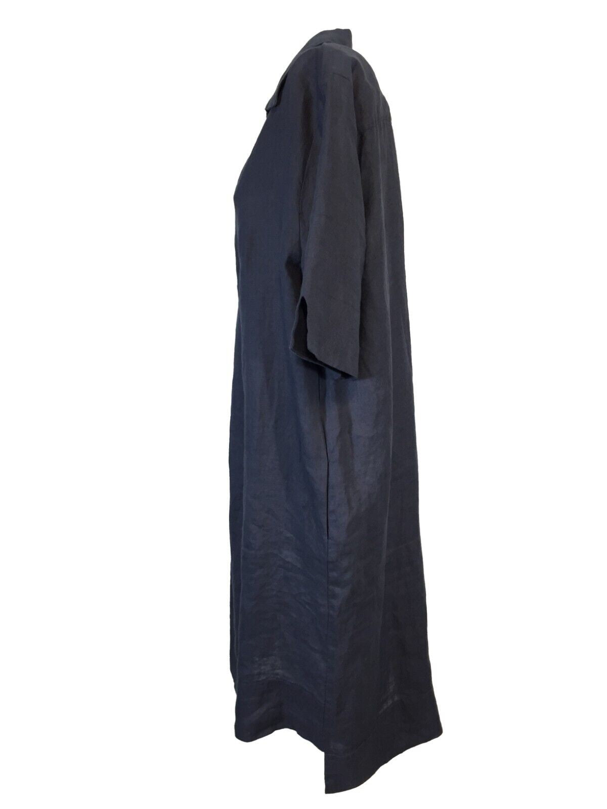 ETiCi abito donna blu chiaro art A1/3502 100% lino MADE IN ITALY