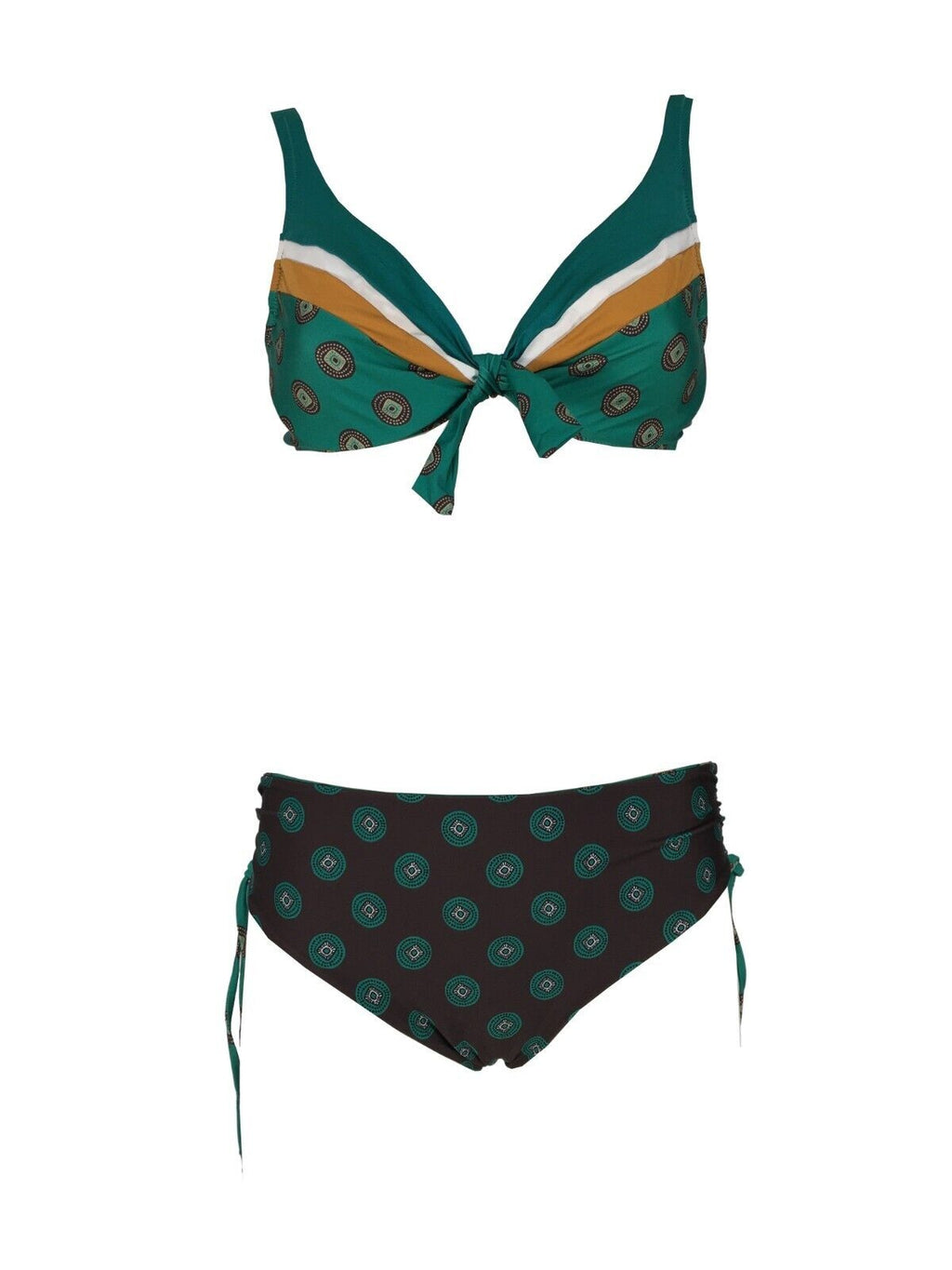 FEELING by JUSTMINE bikini donna vela moro/smeraldo art B2804C682 ETHNO CHIC MADE IN ITALY