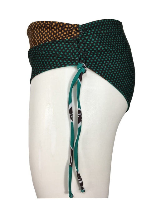 FEELING by JUSTMINE bikini donna double-face moro/smeraldo art R516C681 TULIPES MADE IN ITALY