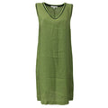 LA FEE MARABOUTEE Abito donna senza manica mod FC3347 100% lino MADE IN ITALY