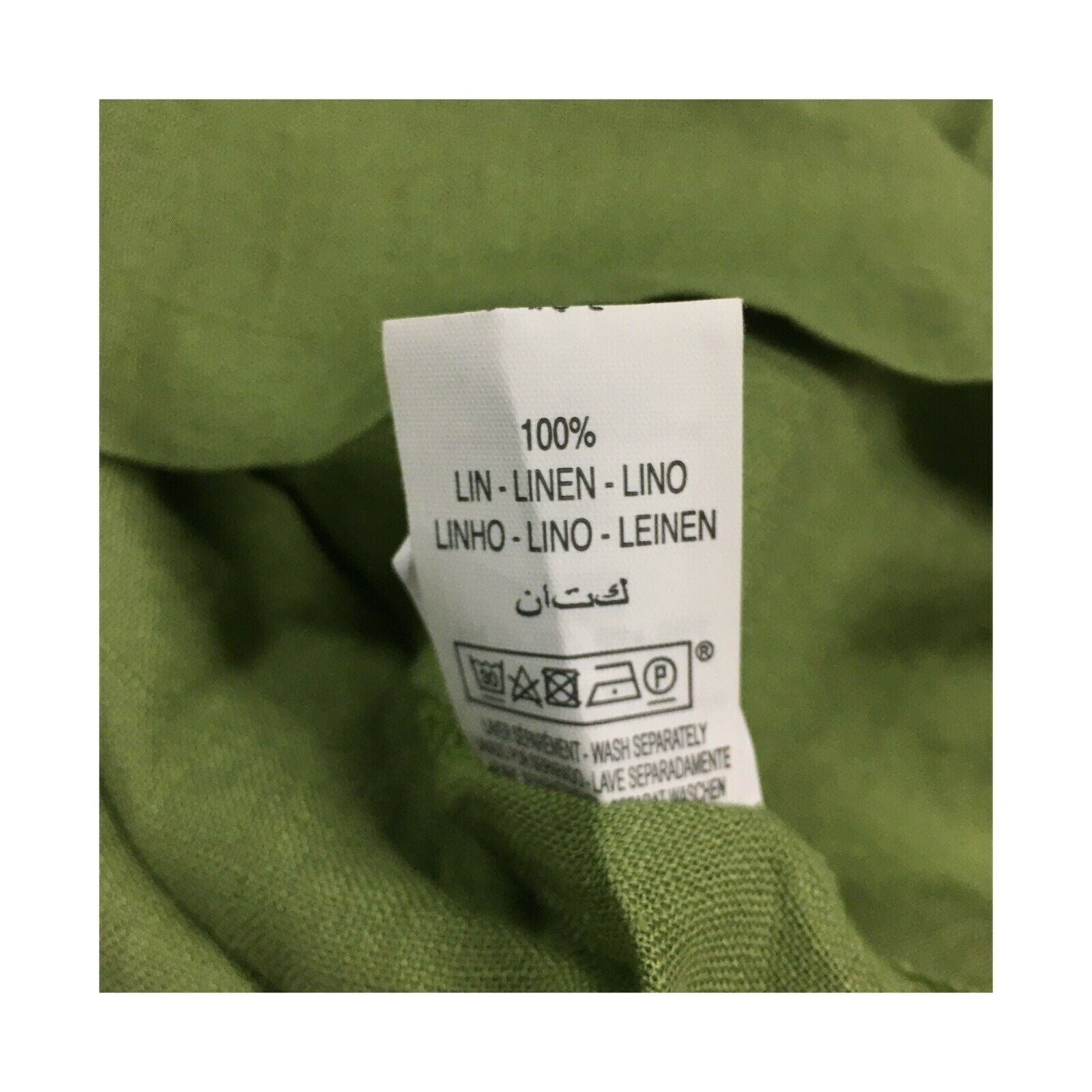 LA FEE MARABOUTEE Abito donna senza manica mod FC3347 100% lino MADE IN ITALY