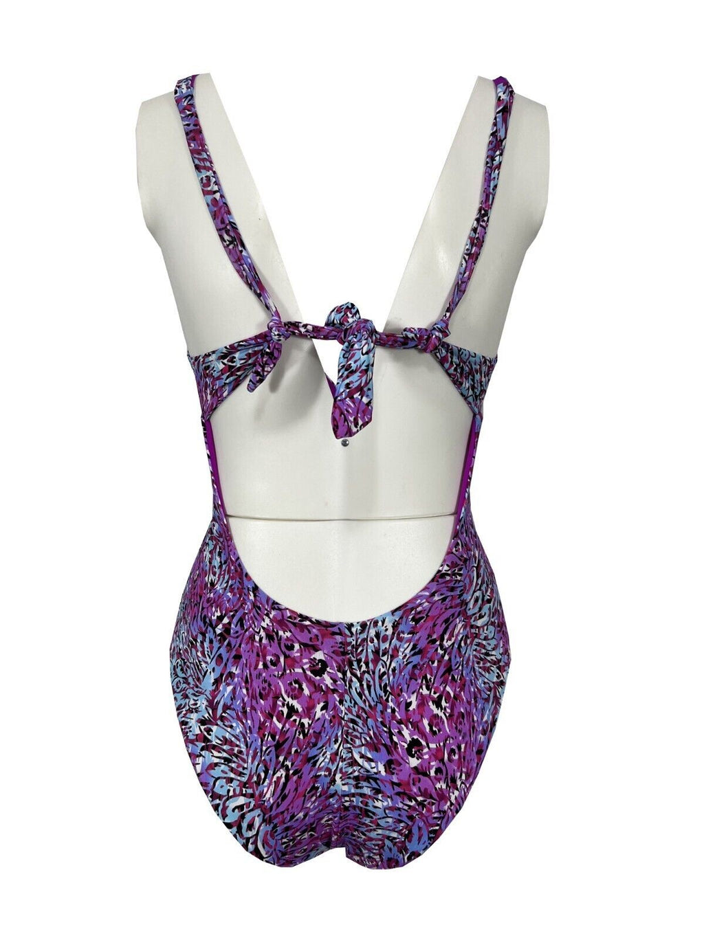 BEACH BRASIL costume donna intero fantasia fuxia 43-6316 MADE IN ITALY