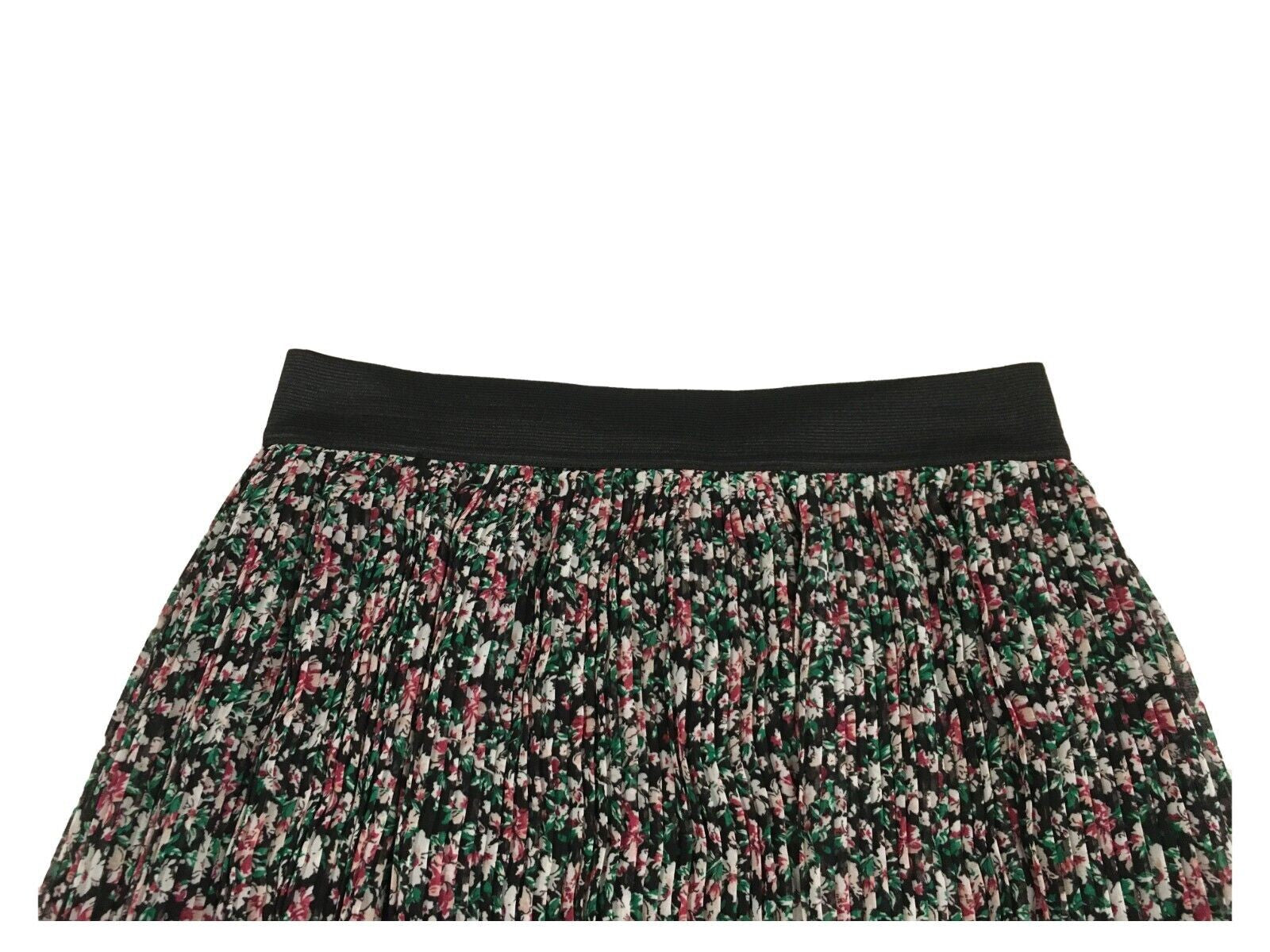 LA FEE MARABOUTEE gonna donna plissè fantasia floreale multicolor FE-JU-CHANA-F MADE IN ITALY