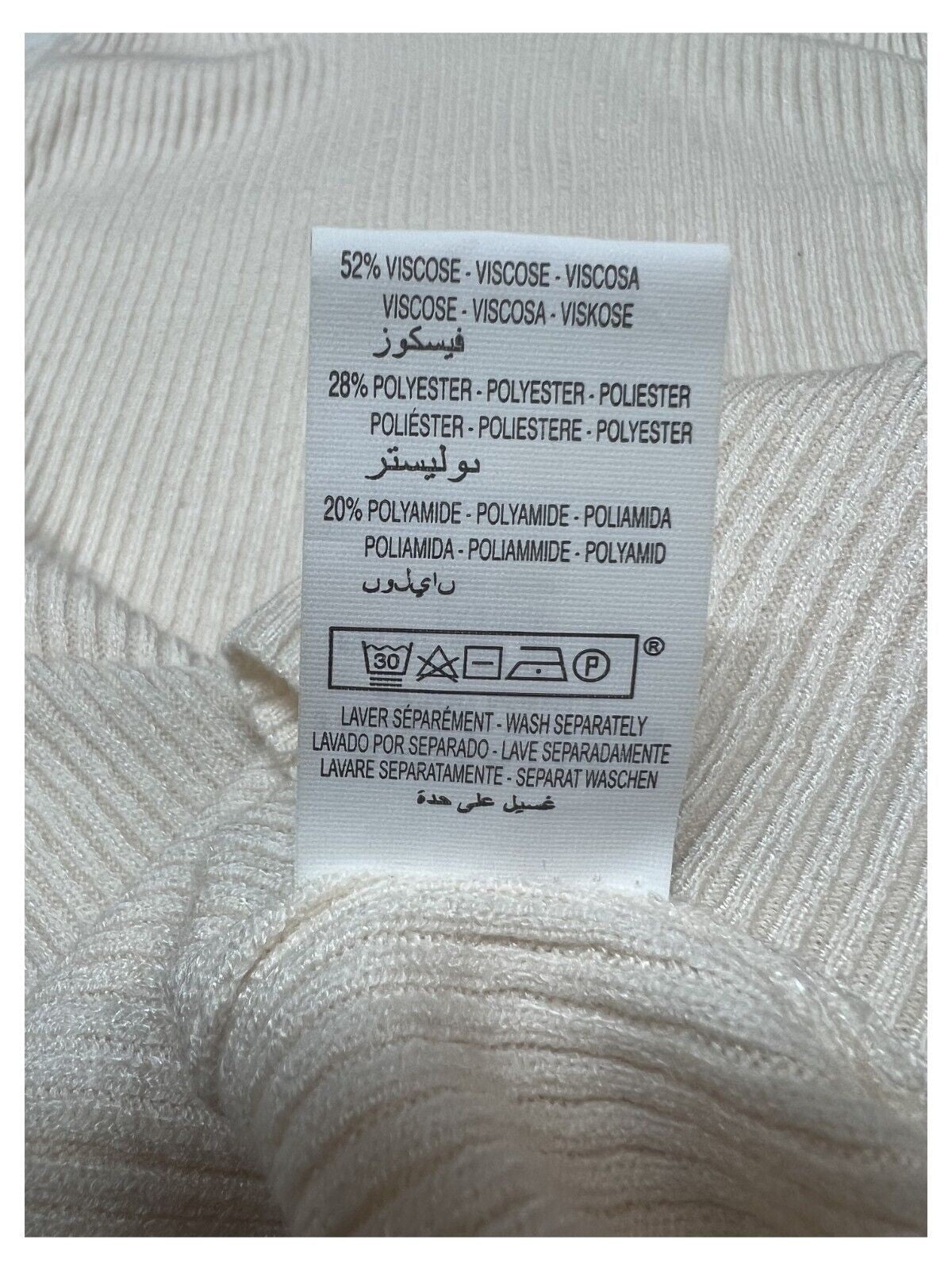 LA FEE MARABOUTEE maglia donna a costine collo alto FB-PU-COCOT MADE IN ITALY