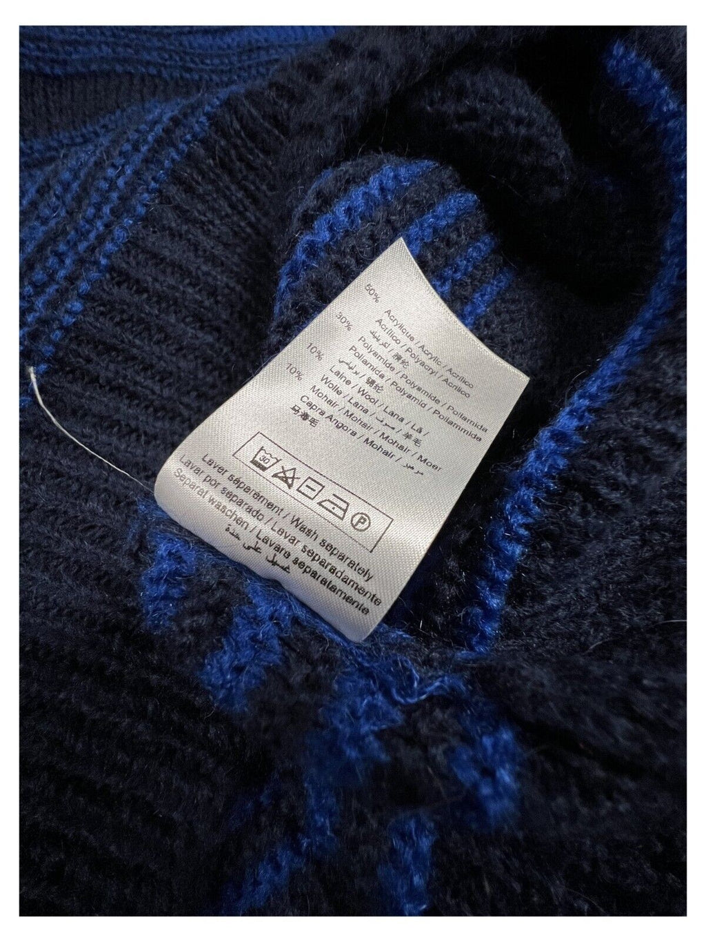 LA FEE MARABOUTEE maglia donna girocollo bicolore FE-PU-RUSE MADE IN ITALY