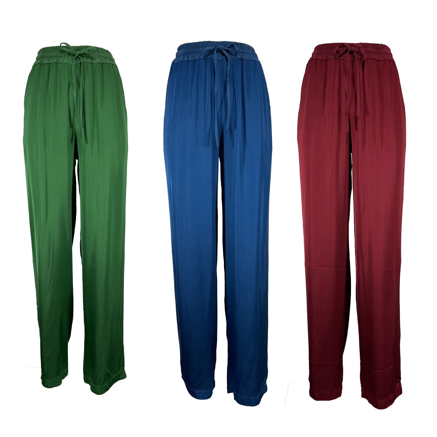 HUMILITY 1949 pantalone palazzo viscosa pesante HE-PA-SEVEN 100% viscosa MADE IN ITALY
