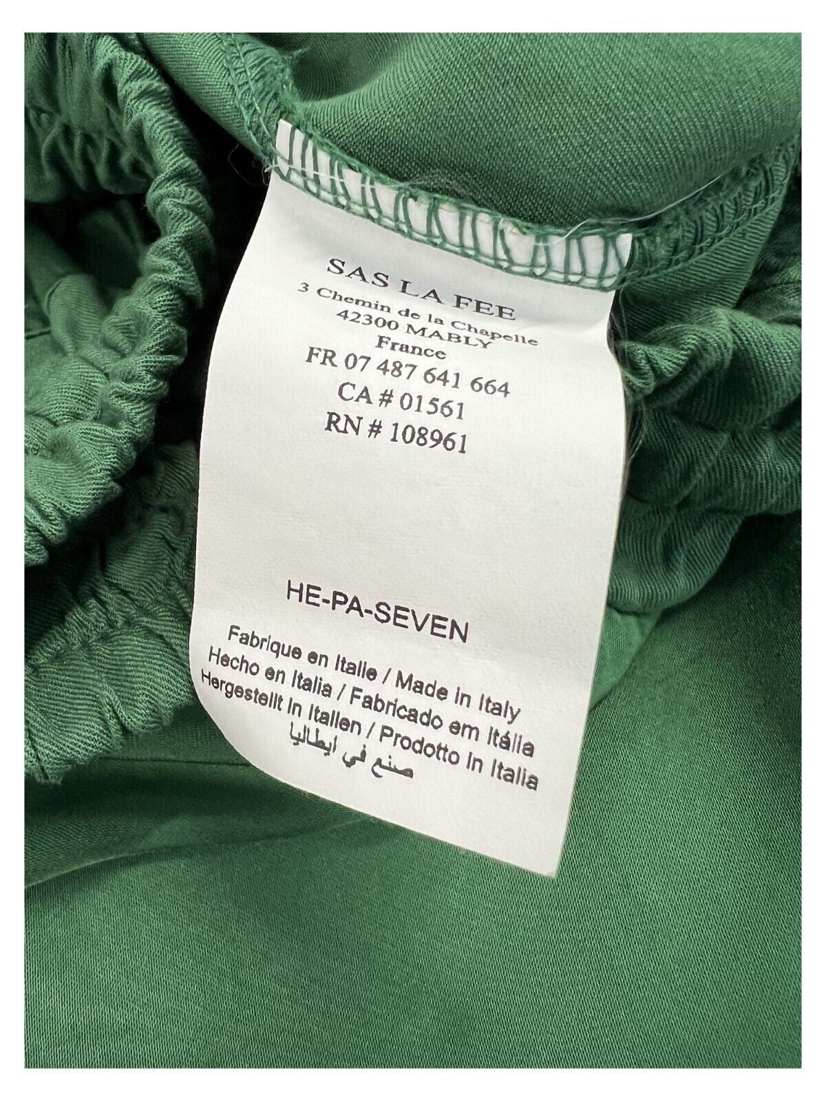 HUMILITY 1949 pantalone palazzo viscosa pesante HE-PA-SEVEN 100% viscosa MADE IN ITALY