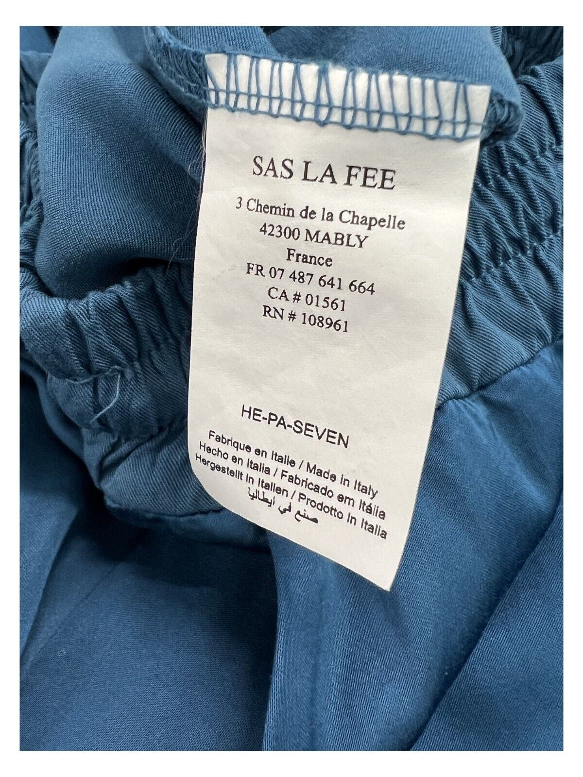 HUMILITY 1949 pantalone palazzo viscosa pesante HE-PA-SEVEN 100% viscosa MADE IN ITALY