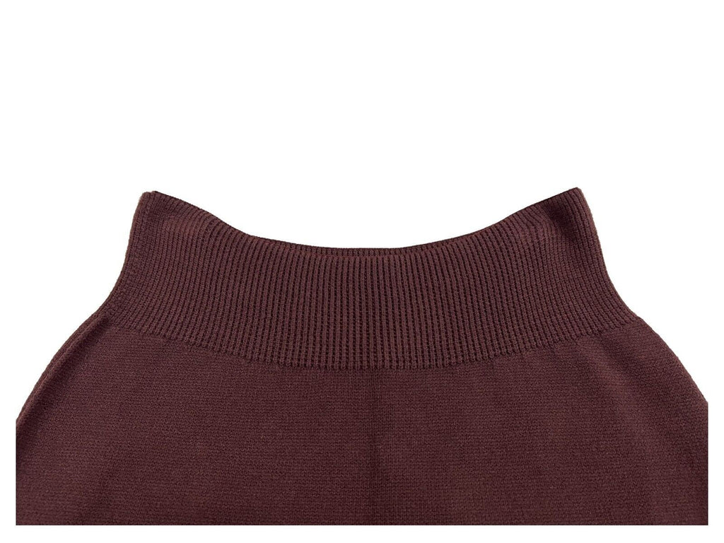 HUMILITY 1949 pantalone donna palazzo in maglia HE-PA-SAGA MADE IN ITALY