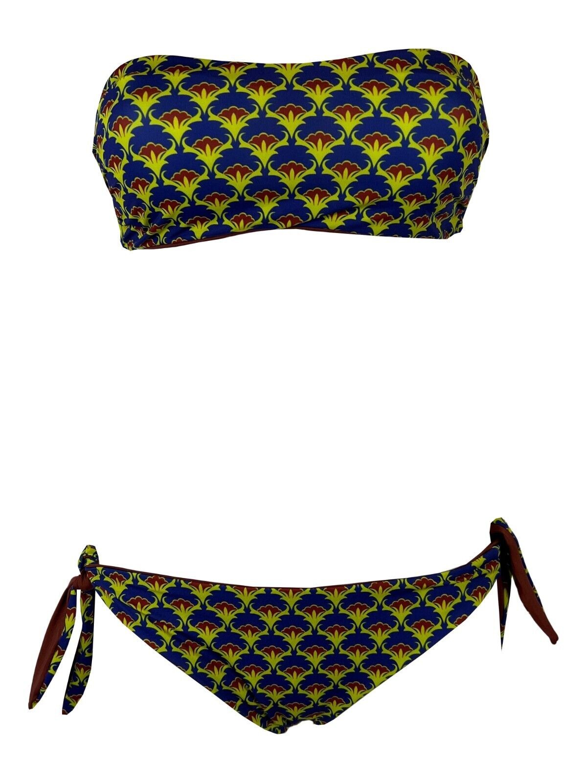 JUSTMINE bikini donna fascia foderata double-face fantasia B2770 8026 MADE IN ITALY
