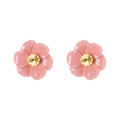 Sodini Orecchini Santa Margherita 331447 Rosa a Piccolo Fiore con Cristallo