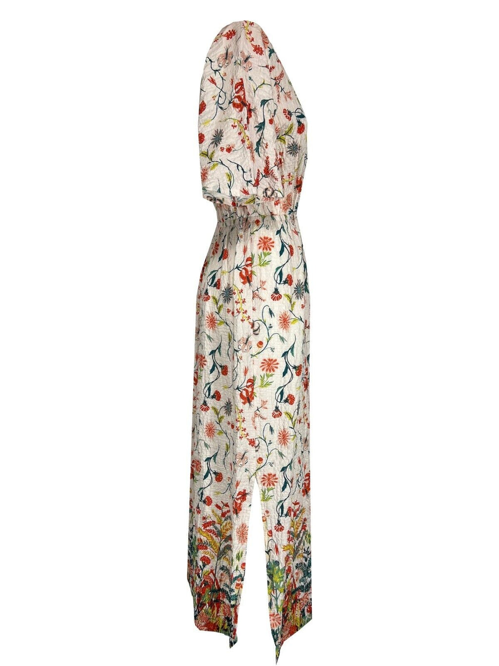 LA FEE MARABOUTEE abito donna fantasia floreale FF-RO-SAFOU-A 98% cotone 2% elastan