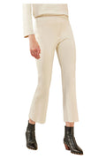 LIVIANA CONTI pantalone donna trombetta CNTJ31 colore latte MADE IN ITALY
