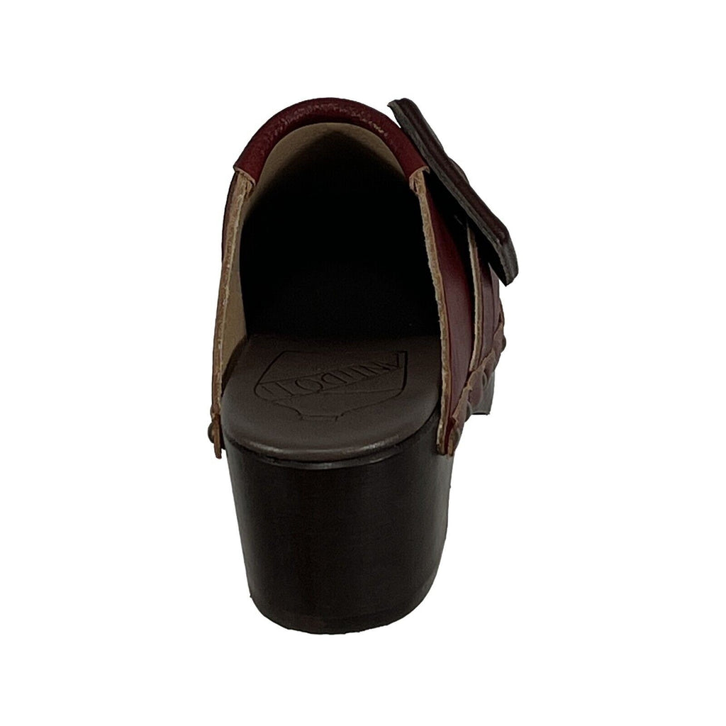 ANTIDOTI zoccolo donna con frange FIBBY VIT 100% pelle MADE IN ITALY