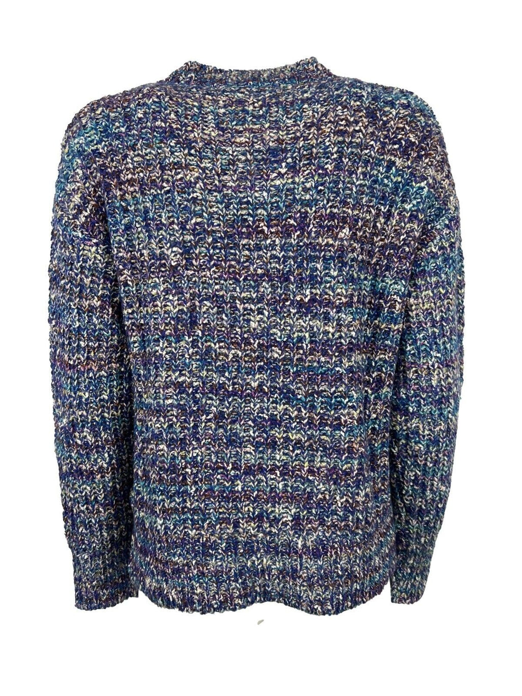 LA FEE MARABOUTEE maglia donna bluette/viola/petrolio TRESOR MADE IN ITALY