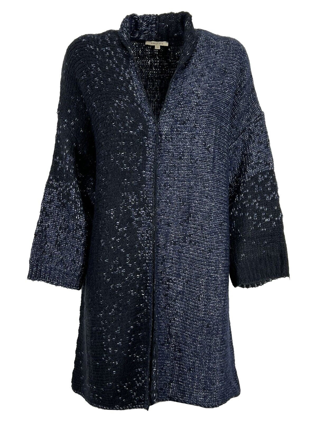 HUMILITY 1949 maxi cardigan donna blu melange HB-GI-NAELLA MADE IN ITALY