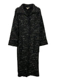 HUMILITY 1949 cappotto donna maglia nero multicolor HB-GP-NAE MADE IN ITALY