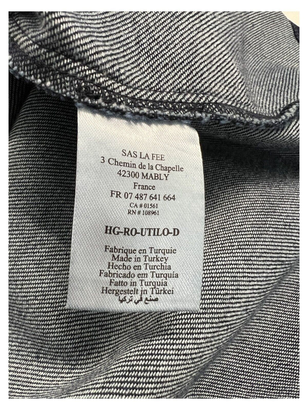 HUMILITY 1949 abito donna denim ad A UTILO 100% cotone
