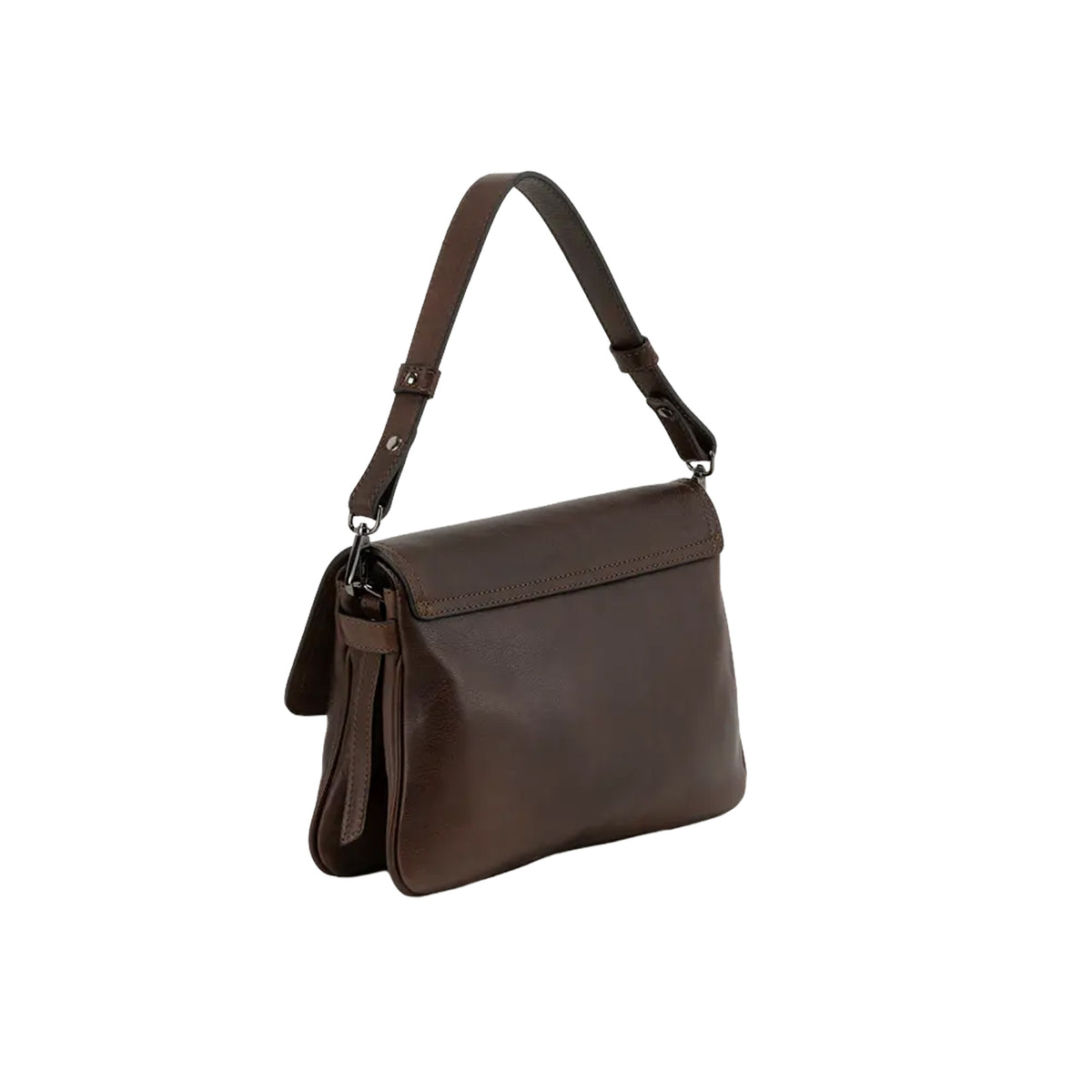 RIPANI Kora 3627MF Borsa a Spalla M Marrone in Pelle Effetto Invecchiato Made in Italy